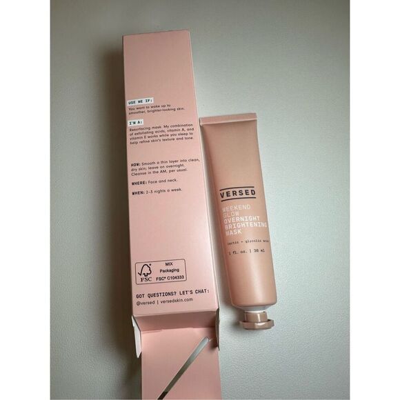 Versed WEEKEND GLOW OVERNIGHT BRIGHTENING MASK 30ml/1oz - Picture 4 of 5